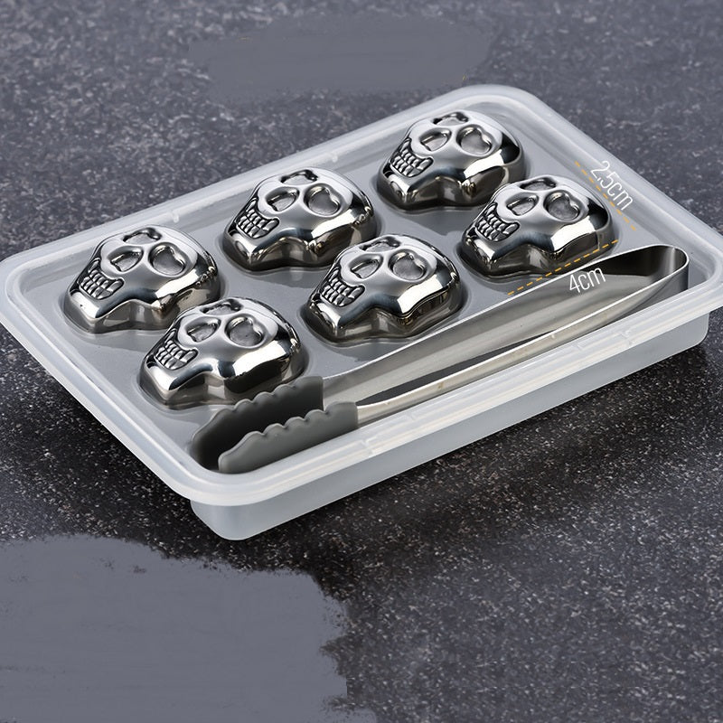 Stainless Steel Ice Cubes for Whiskey Drinks