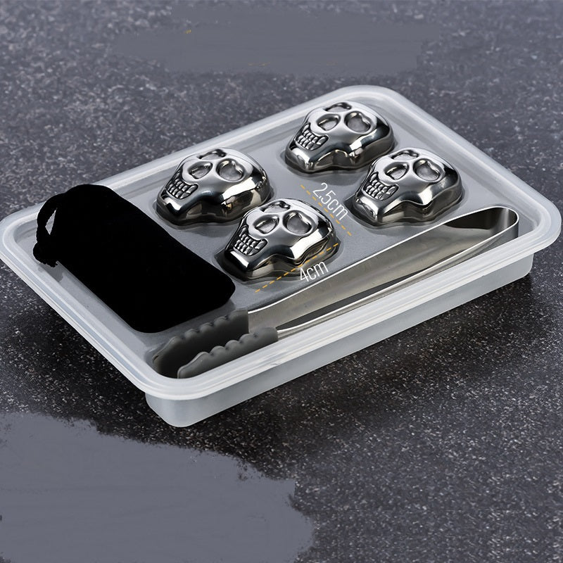 Stainless Steel Ice Cubes for Whiskey Drinks